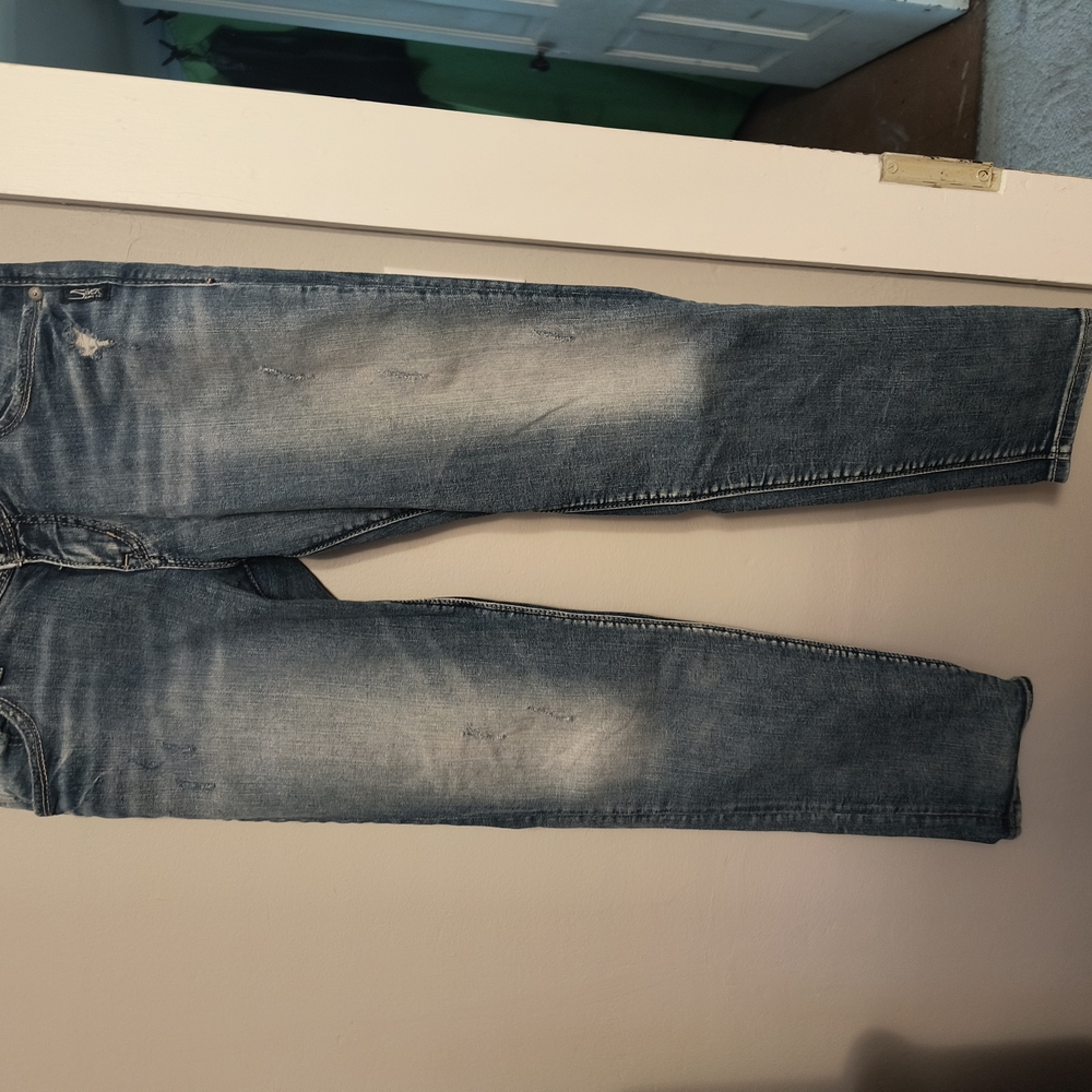 Men's Silver Blue Jeans 29x27